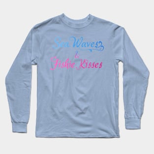 Sea Waves & Fishie Kisses Long Sleeve T-Shirt